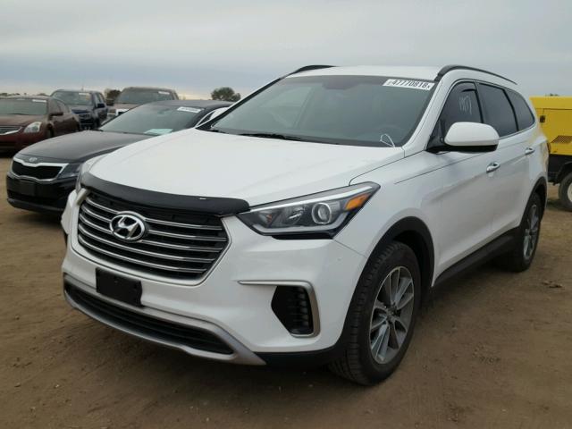 KM8SMDHF2HU232791 - 2017 HYUNDAI SANTA FE S WHITE photo 2