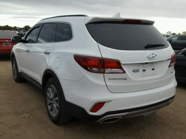 KM8SMDHF2HU232791 - 2017 HYUNDAI SANTA FE S WHITE photo 3