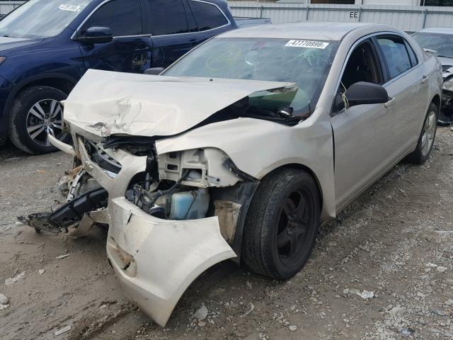 1G1ZA5E0XAF114749 - 2010 CHEVROLET MALIBU LS TAN photo 2