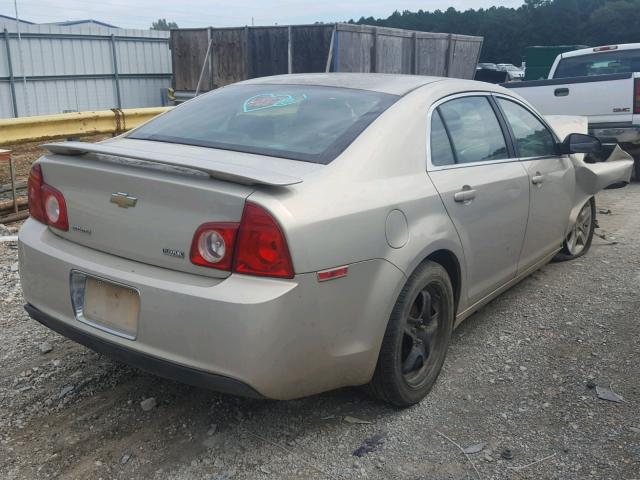 1G1ZA5E0XAF114749 - 2010 CHEVROLET MALIBU LS TAN photo 4