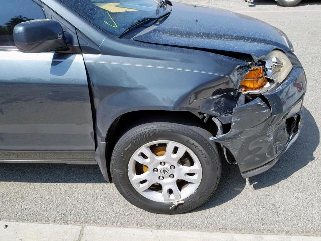 2HNYD18845H534803 - 2005 ACURA MDX TOURIN GRAY photo 9