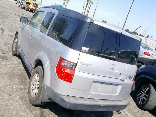 5J6YH18798L002143 - 2008 HONDA ELEMENT EX SILVER photo 3