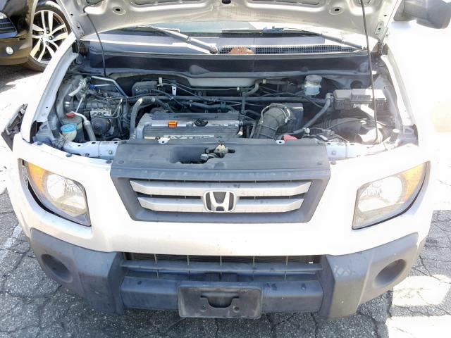 5J6YH18798L002143 - 2008 HONDA ELEMENT EX SILVER photo 7