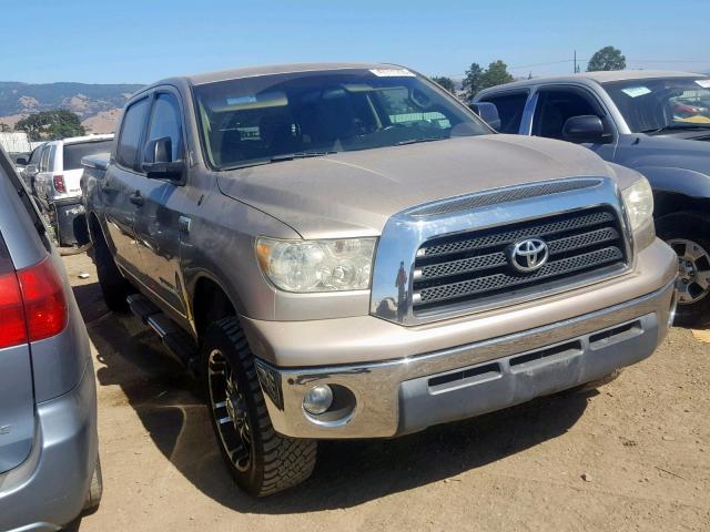 5TBEV54127S465483 - 2007 TOYOTA TUNDRA CRE BEIGE photo 1