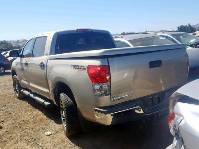 5TBEV54127S465483 - 2007 TOYOTA TUNDRA CRE BEIGE photo 3