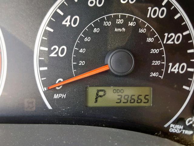 1NXBU4EE7AZ274665 - 2010 TOYOTA COROLLA BA GREEN photo 8