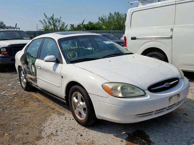 1FAFP55242G233070 - 2002 FORD TAURUS SES WHITE photo 1