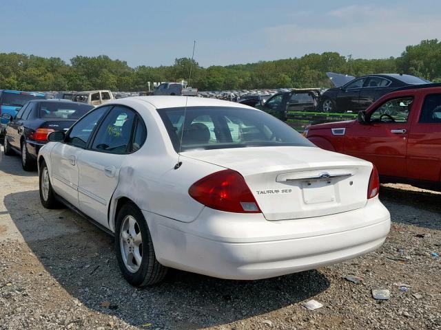 1FAFP55242G233070 - 2002 FORD TAURUS SES WHITE photo 3