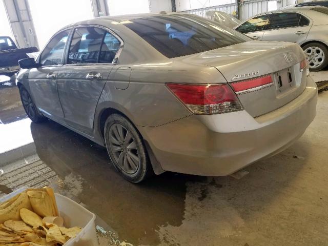 1HGCP3F85BA021478 - 2011 HONDA ACCORD EXL SILVER photo 3