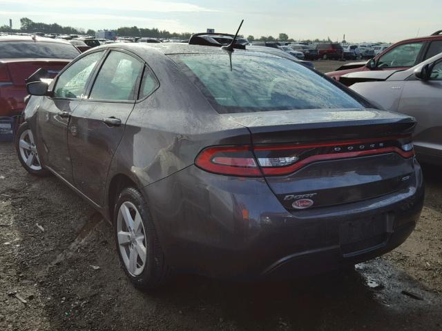 1C3CDFBB4FD373549 - 2015 DODGE DART SXT GRAY photo 3