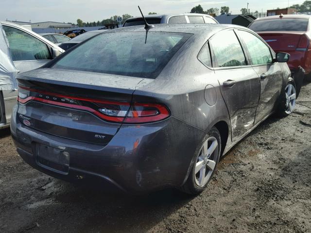 1C3CDFBB4FD373549 - 2015 DODGE DART SXT GRAY photo 4