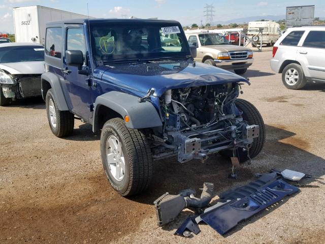 1C4AJWAG1DL625270 - 2013 JEEP WRANGLER S BLUE photo 1