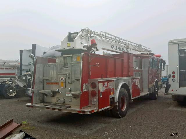 159BT0D04JC185624 - 1988 SPARTAN MOTORS FIRETRUCK RED photo 4