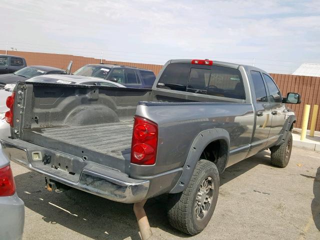 3D7KS28A48G175179 - 2008 DODGE RAM 2500 S GRAY photo 4