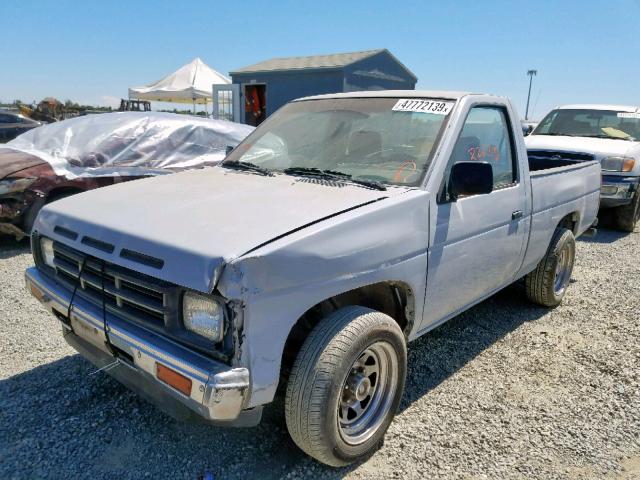 1N6SD11S3LC421231 - 1990 NISSAN D21 SHORT BLUE photo 2