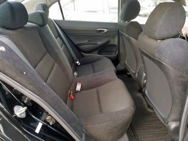 2HGFA1F62AH312506 - 2010 HONDA CIVIC LX-S BLACK photo 6