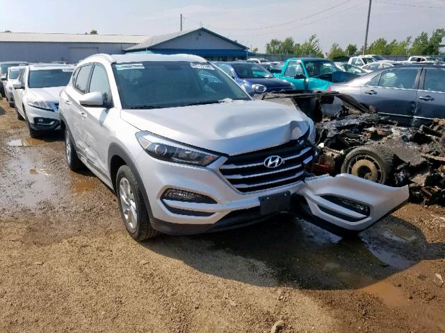 KM8J3CA41JU745974 - 2018 HYUNDAI TUCSON SEL SILVER photo 1