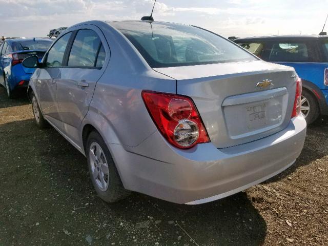 1G1JA5SG2G4176343 - 2016 CHEVROLET SONIC LS 银色 照片 3