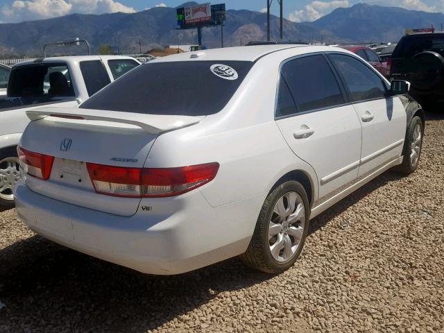 1HGCM66534A095842 - 2004 HONDA ACCORD EX WHITE photo 4