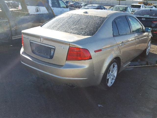 19UUA66274A068081 - 2004 ACURA TL TAN photo 4