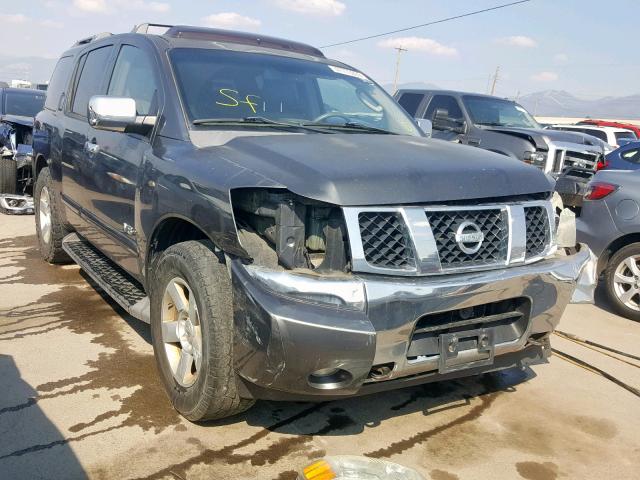 5N1AA08C67N704969 - 2007 NISSAN ARMADA SE GRAY photo 1