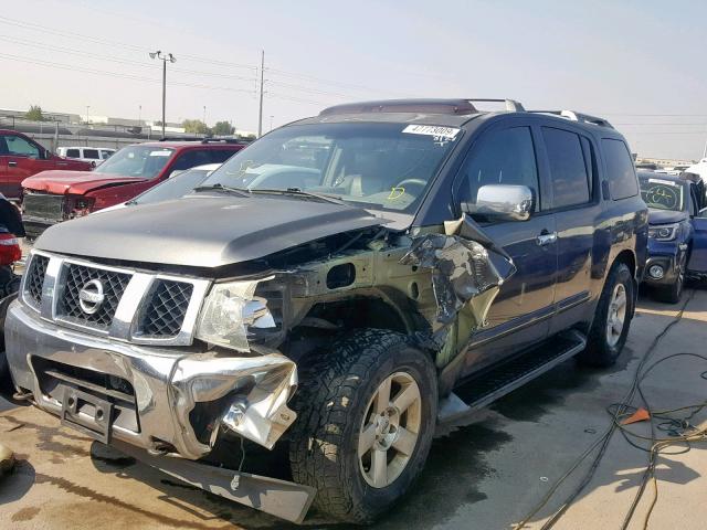 5N1AA08C67N704969 - 2007 NISSAN ARMADA SE GRAY photo 2