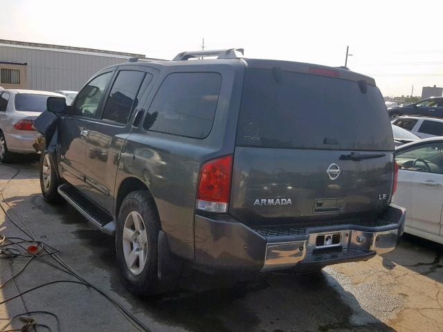 5N1AA08C67N704969 - 2007 NISSAN ARMADA SE GRAY photo 3