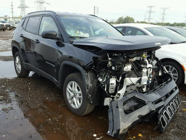 3C4NJDAB9JT248861 - 2018 JEEP COMPASS SP შავი ფოტო 1
