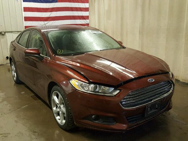 3FA6P0G79GR290862 - 2016 FORD FUSION S MAROON photo 1