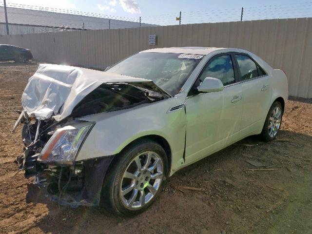 1G6DV57V190152791 - 2009 CADILLAC CTS HI FEA WHITE photo 2