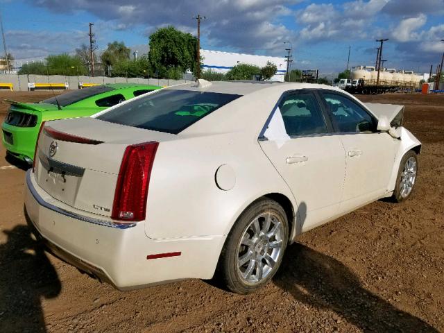 1G6DV57V190152791 - 2009 CADILLAC CTS HI FEA WHITE photo 4