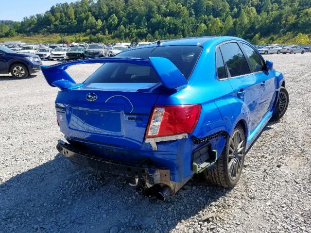 JF1GV7E64DG012998 - 2013 SUBARU IMPREZA WR BLUE photo 4