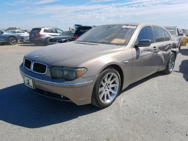 WBAGN63594DS52514 - 2004 BMW 745 LI BROWN photo 2