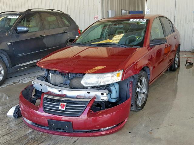 1G8AL54F55Z118372 - 2005 SATURN ION LEVEL BURGUNDY photo 2