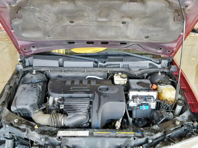 1G8AL54F55Z118372 - 2005 SATURN ION LEVEL BURGUNDY photo 7