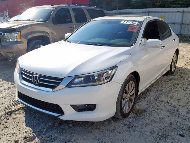 1HGCR2F89FA182751 - 2015 HONDA ACCORD EXL WHITE photo 2