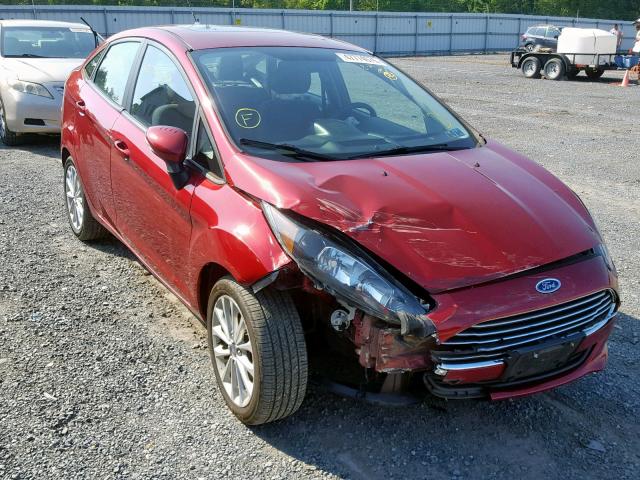 3FADP4BJ7EM113710 - 2014 FORD FIESTA SE RED photo 1