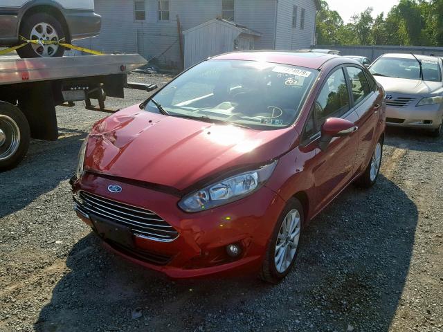 3FADP4BJ7EM113710 - 2014 FORD FIESTA SE RED photo 2