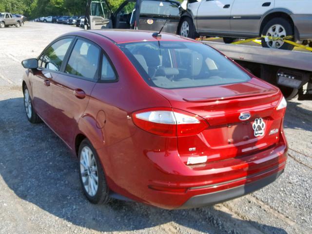 3FADP4BJ7EM113710 - 2014 FORD FIESTA SE RED photo 3