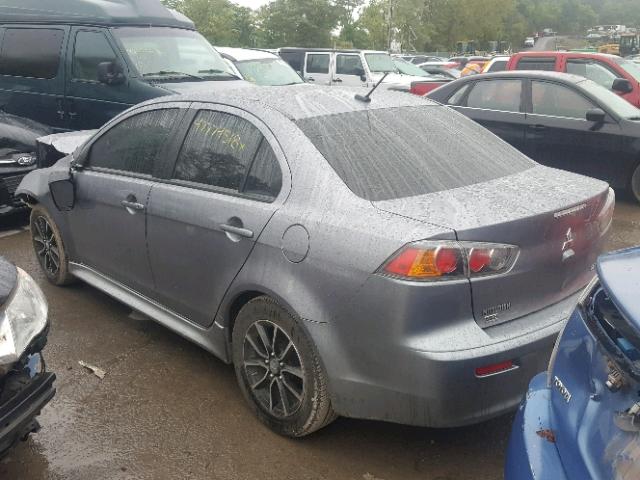 JA32V2FW8FU024032 - 2015 MITSUBISHI LANCER SE GRAY photo 3