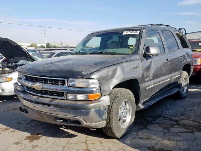 1GNEK13T41R103115 - 2001 CHEVROLET TAHOE K150 GRAY photo 2