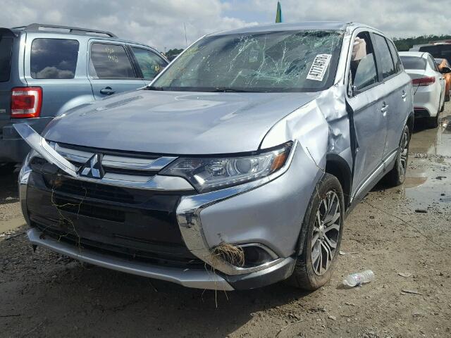 JA4AD2A30HZ035006 - 2017 MITSUBISHI OUTLANDER GRAY photo 2