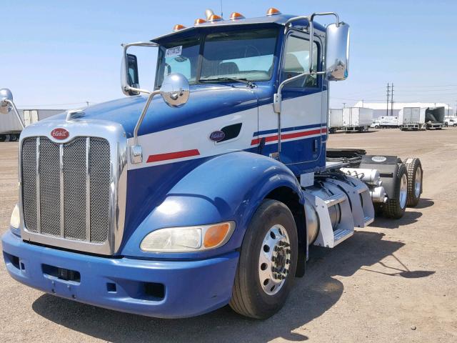 1XPHDW9X8DD199841 - 2013 PETERBILT 386 BLUE photo 2