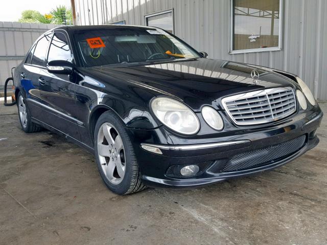 WDBUF65J05A641119 - 2005 MERCEDES-BENZ E 320 BLACK photo 1