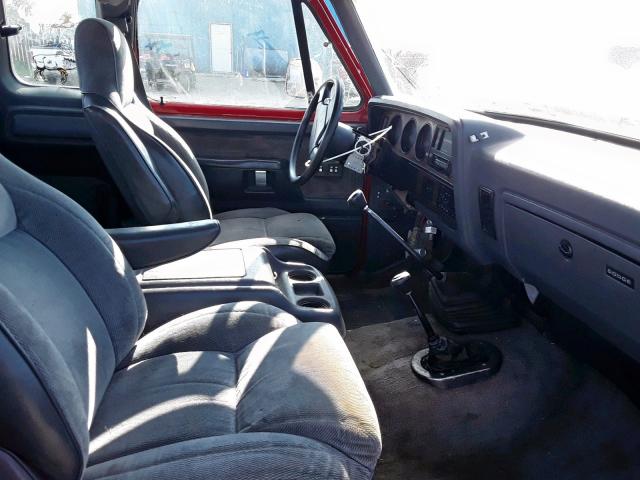 3B7MM33C4PM159107 - 1993 DODGE W-SERIES W RED photo 5