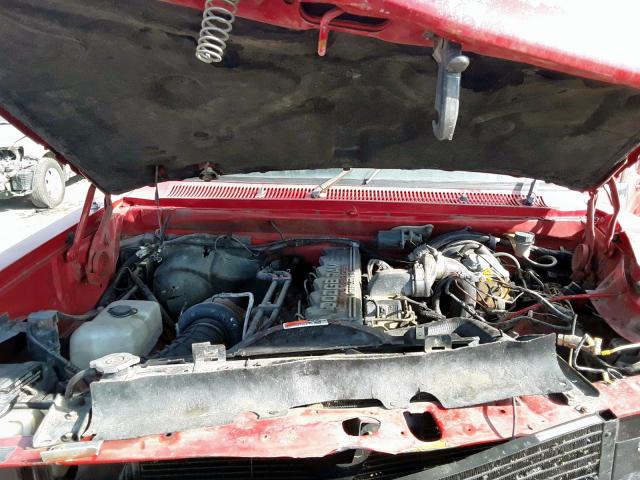 3B7MM33C4PM159107 - 1993 DODGE W-SERIES W RED photo 7