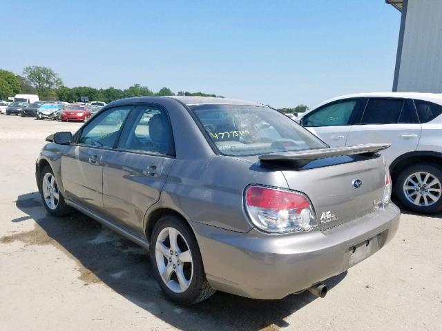 JF1GD67666G523822 - 2006 SUBARU IMPREZA 2. GRAY photo 3