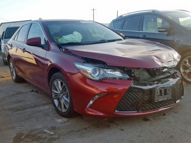 4T1BF1FK5HU790806 - 2017 TOYOTA CAMRY LE RED photo 1