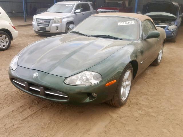 SAJGX2742VC015069 - 1997 JAGUAR XK8 GREEN photo 2