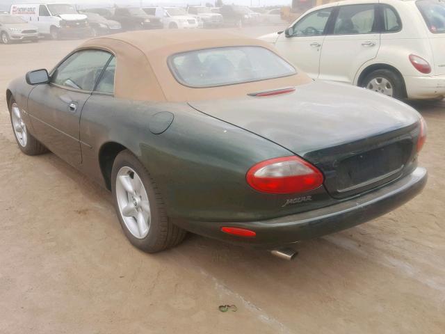 SAJGX2742VC015069 - 1997 JAGUAR XK8 GREEN photo 3